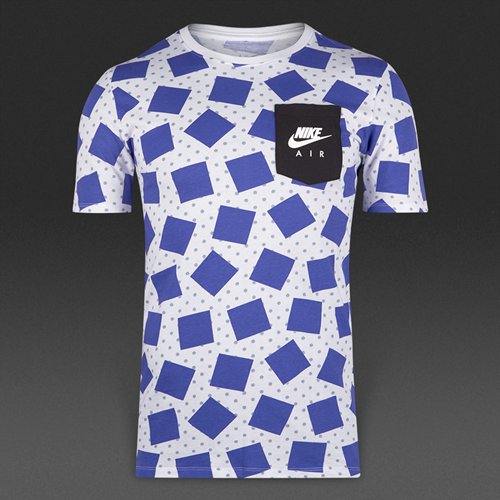 Nike Sportswear Airmax BW AOP Tee White / Wolf Grey / Persian Violet / White for Men